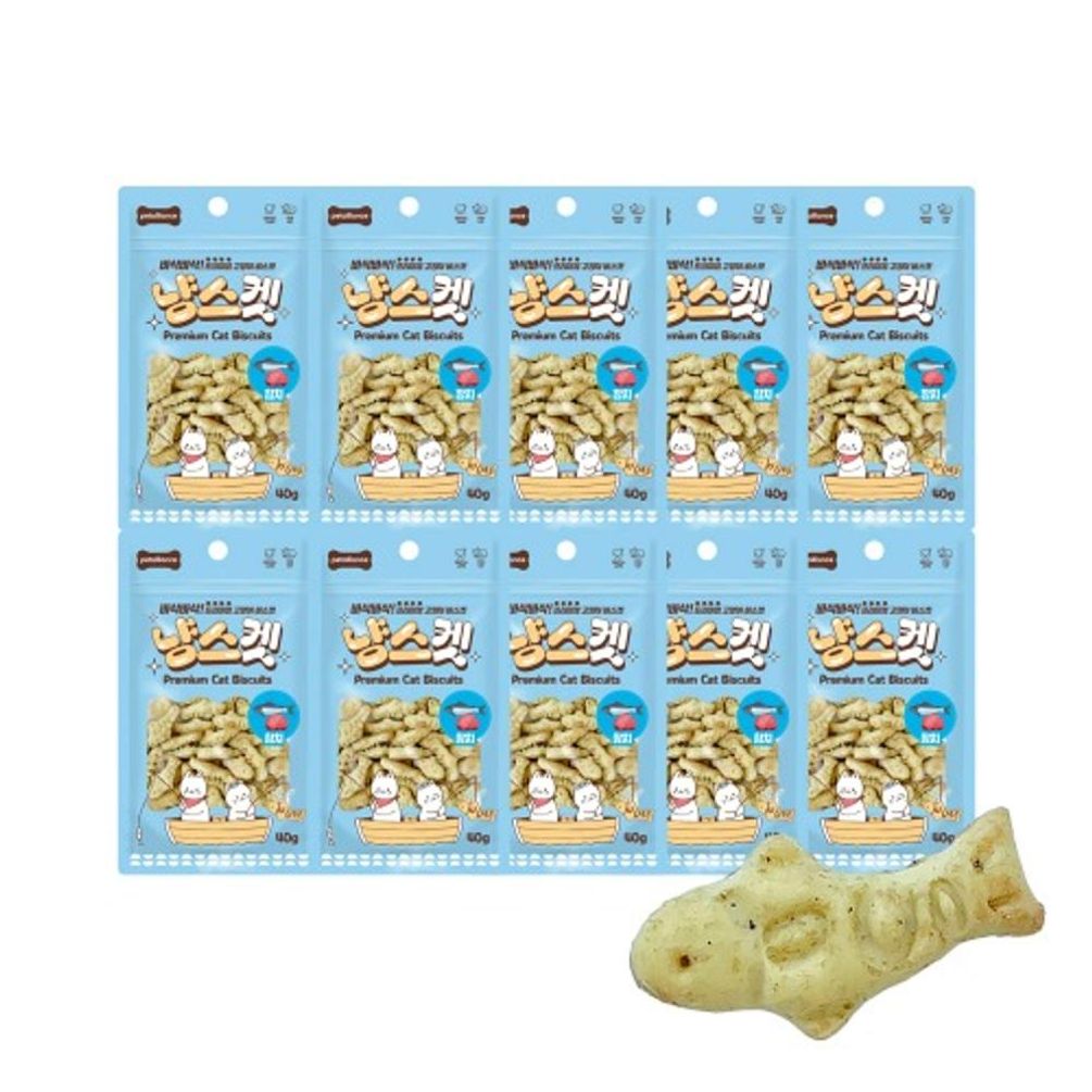 (2개묶음)냥스켓 참치40gX10개