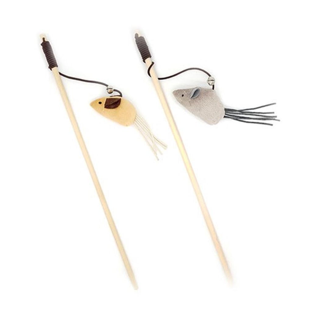 캣프랜드 캣닙 쥐나무 낚시대(색상랜덤1개발송)