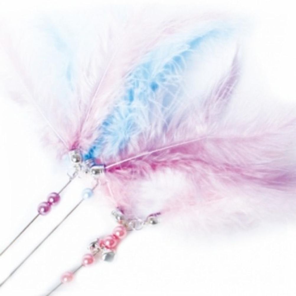 블링블링 더블깃털 낚시대(색상랜덤)