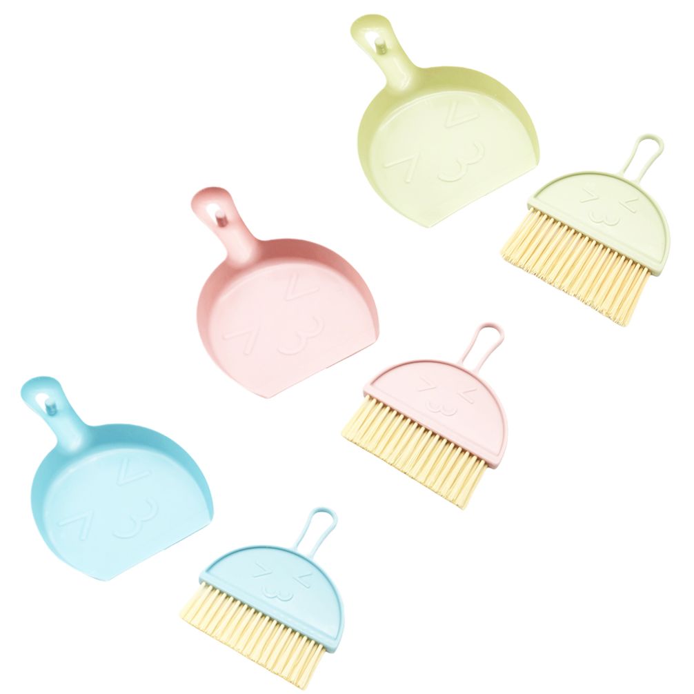 미니 빗자루 쓰레받기 세트 신학기 준비물 소형 청소 도구