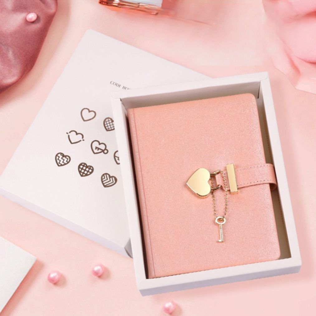 로즈핑크 비밀일기장 자물쇠 다어이리 태교 만년 감사일기 플래너 노트 수첩