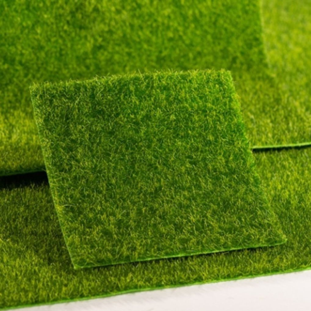 미니어처 인조잔디 15x15cm 쇼케이스 장식용 피큐어 인테리어 촬영소품 M50559