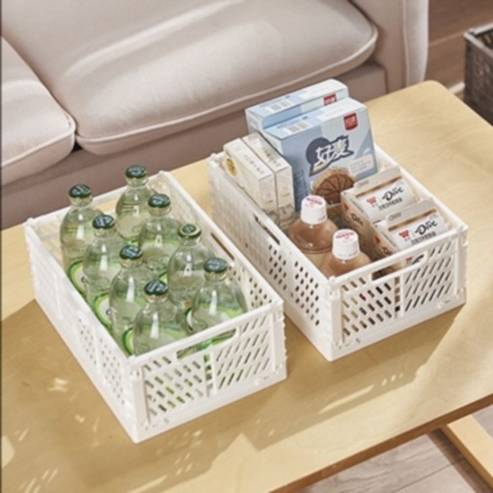 접이식 수납 박스 중형 폴딩 플라스틱 정리함 M50561