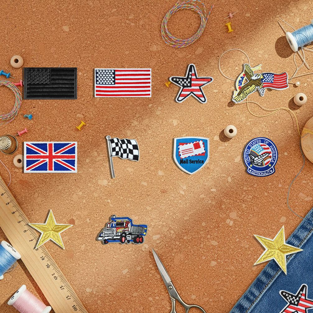 패브릭전용 열부착패치 밀리터리(ML) 10개세트 G