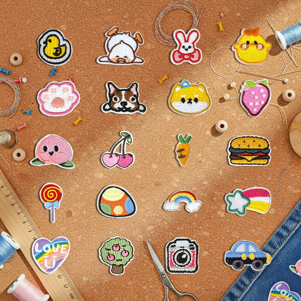 패브릭전용 열부착패치 미니(MN) 20개세트 G