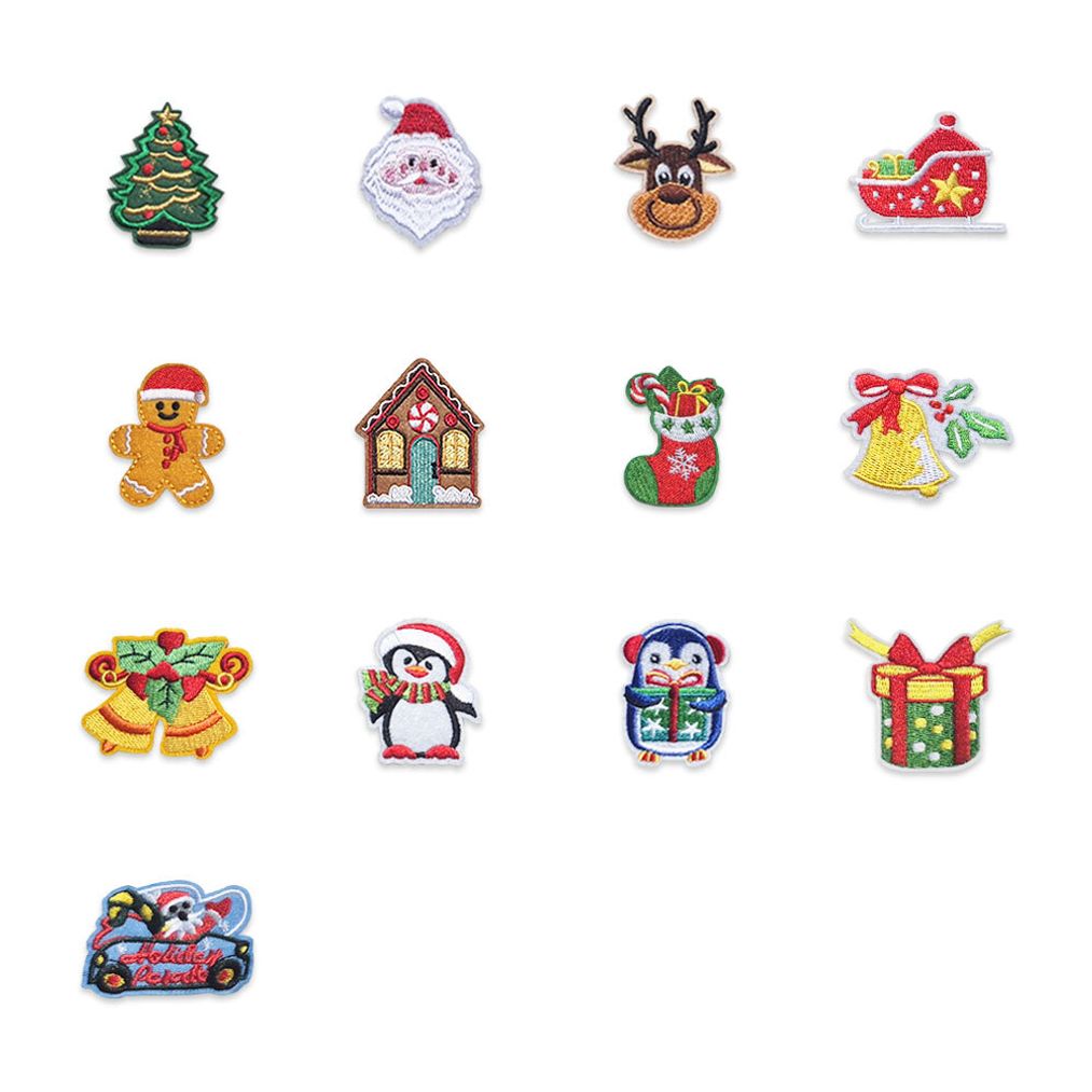 패브릭전용 열부착패치 크리스마스(C) 단품 G