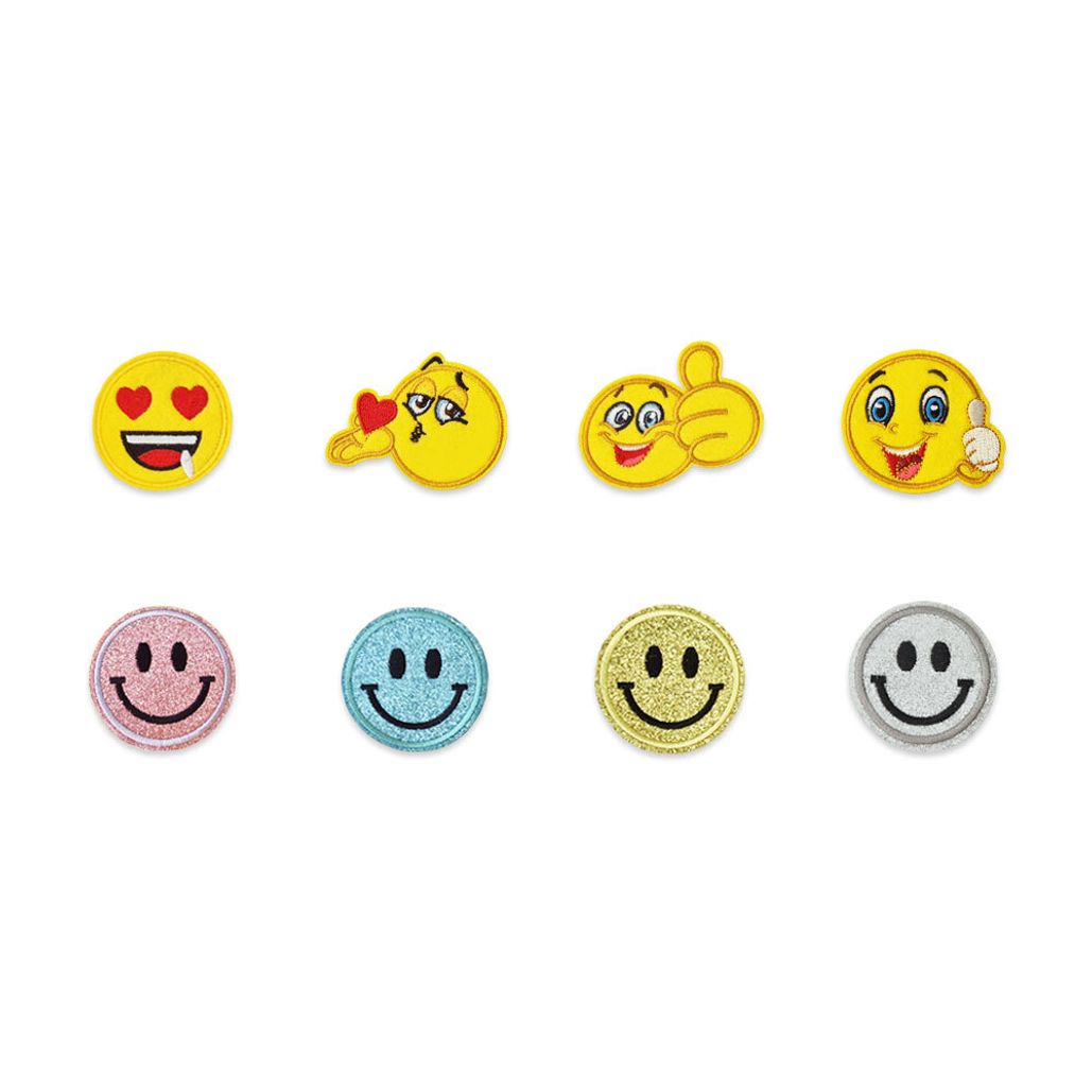 패브릭전용 열부착패치 스마일(S) 단품 G