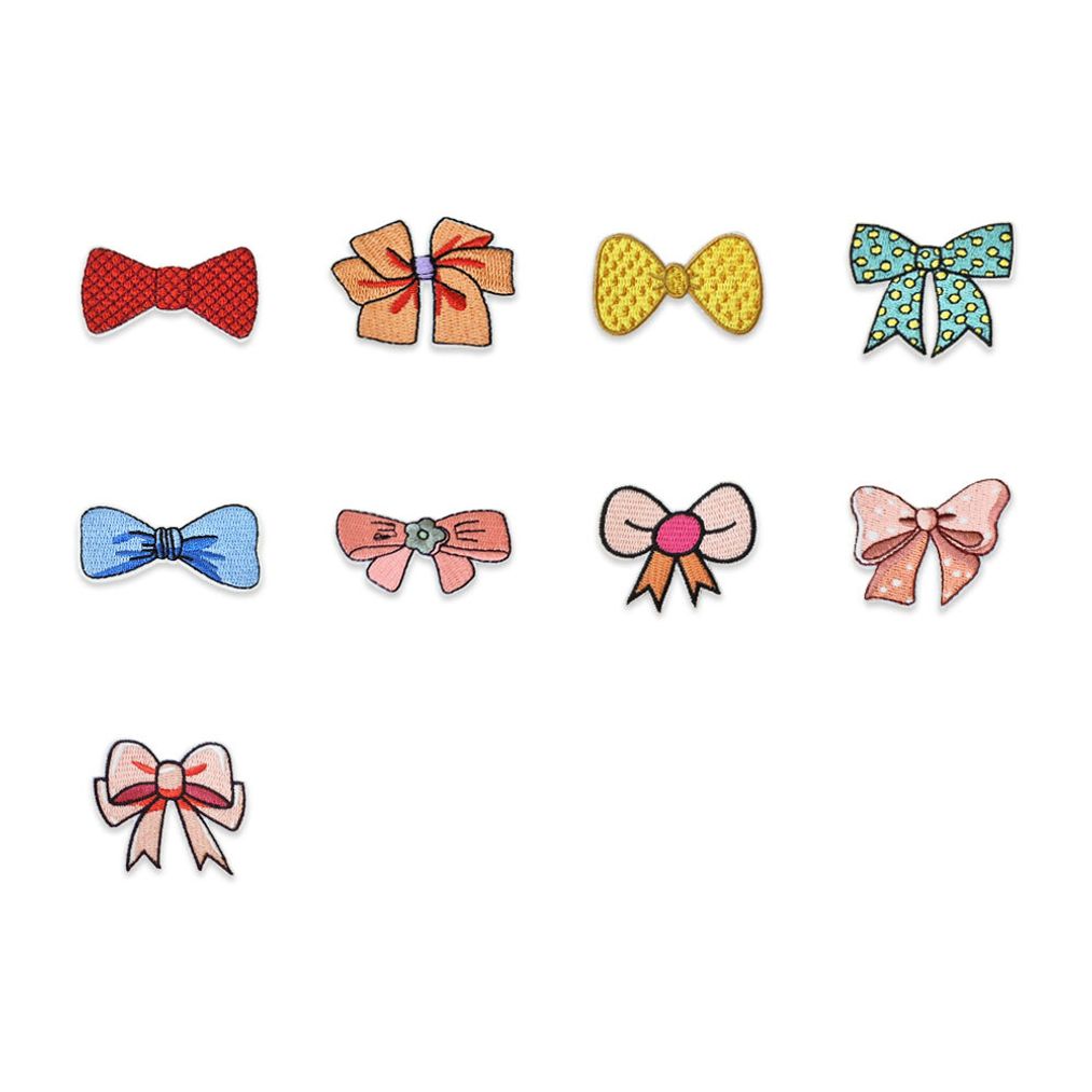 패브릭전용 열부착패치 리본(R) 단품 G