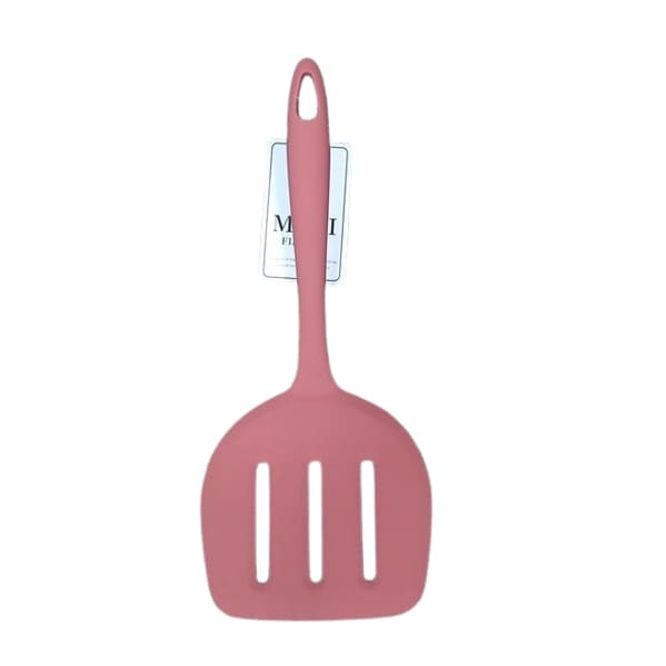 마시 뒤집개 부침 생선 뒤지개 실리콘 와이드 뒤집게 핑크