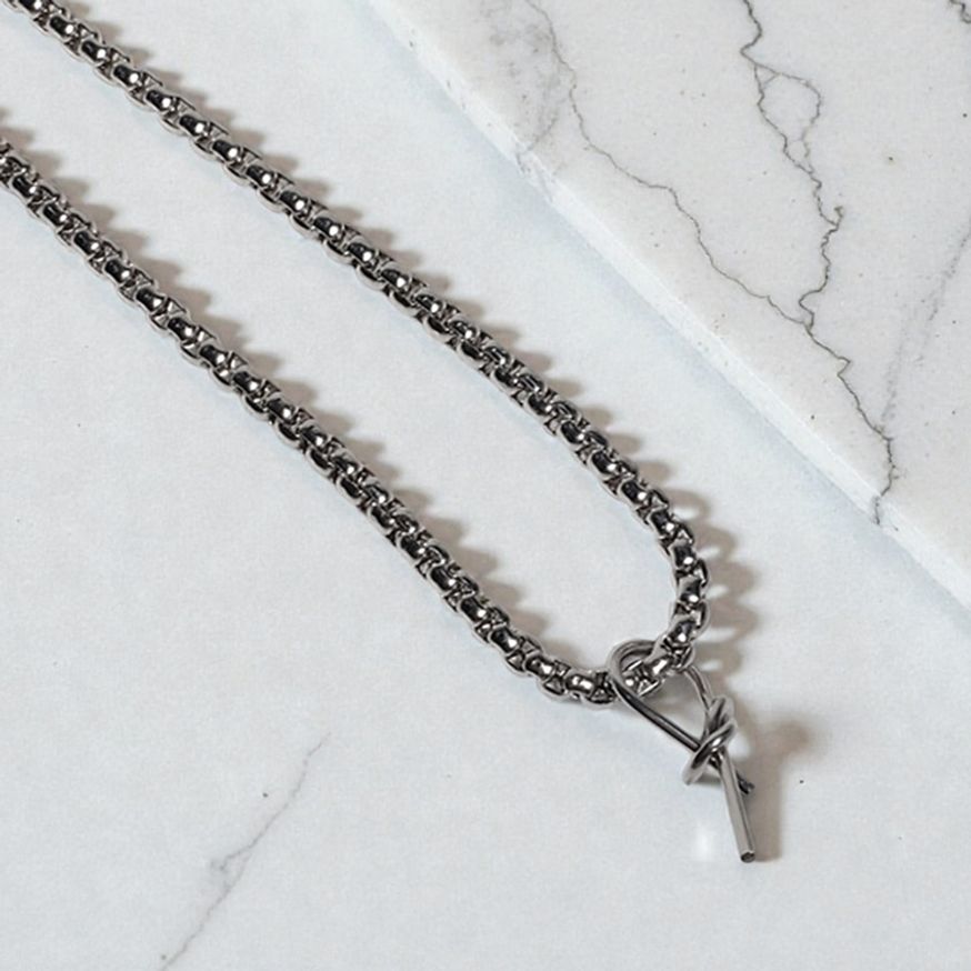 스네이크 체인 남자목걸이