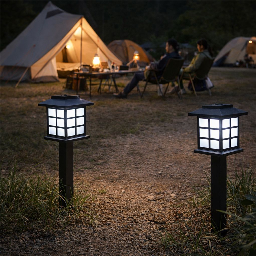 랜턴형 잔디조명 태양광 LED 야외 스탠드형