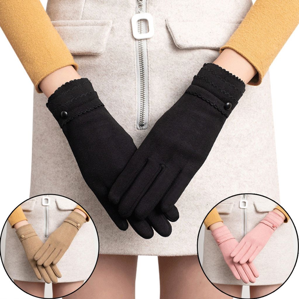 세련된 디자인 안감 부드러운퍼 보온성 터지 여성장갑