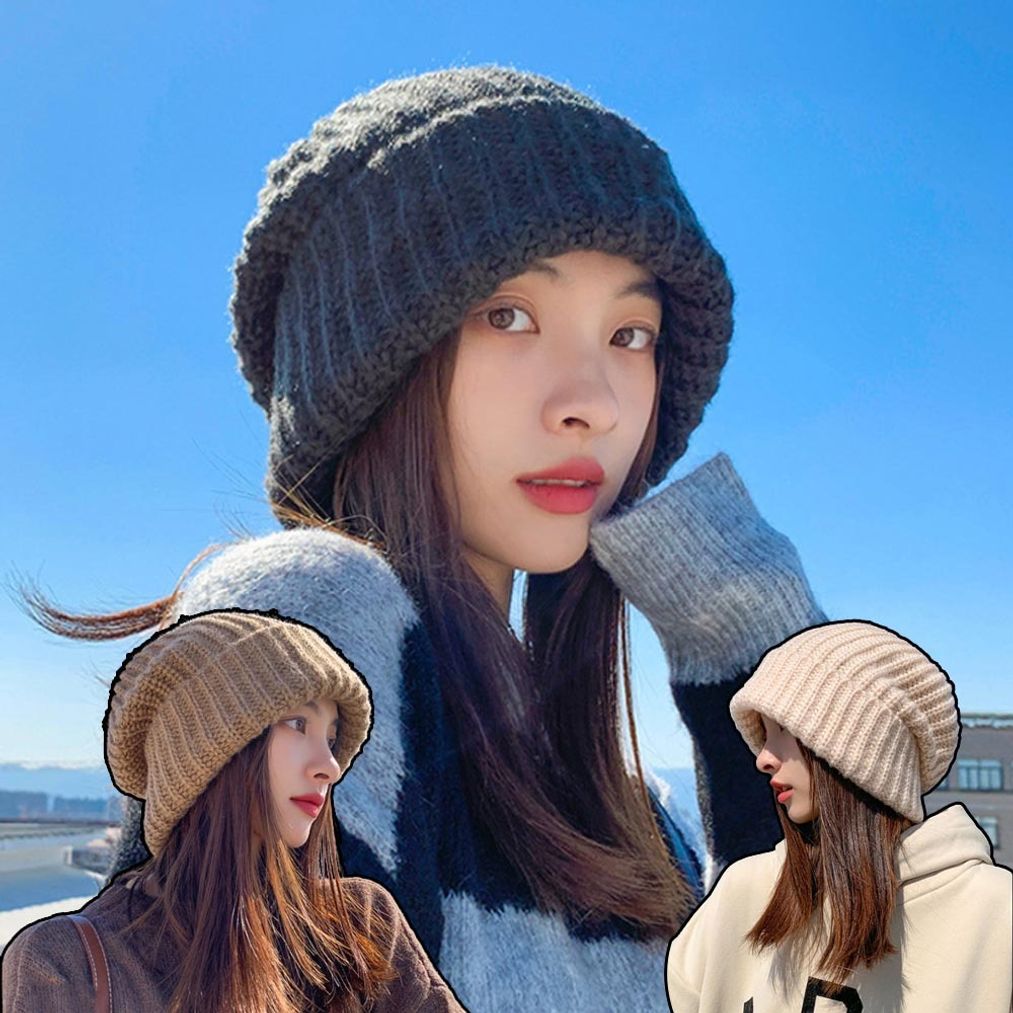 남여공용 도톰 심플 얼굴작아보이는 캐주얼 비니모자