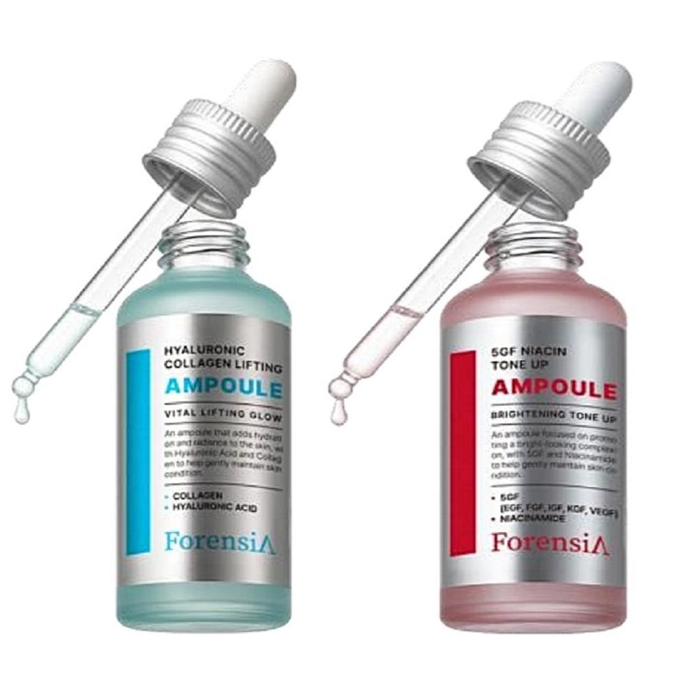 코랜스 포렌시아 (콜라겐 리프팅+5GF 톤업) 2종 앰플세트.50ml x2개