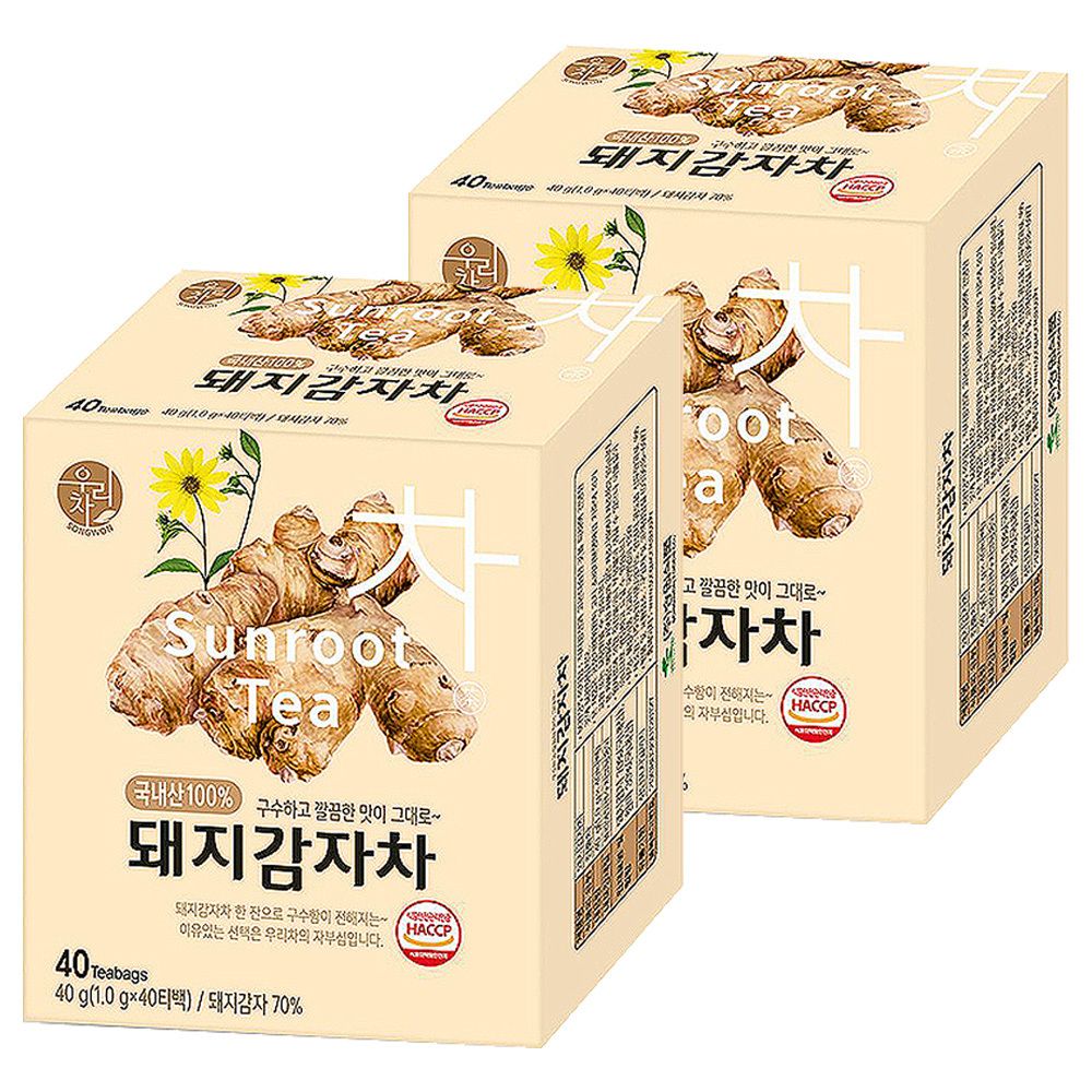 송원 우리차 돼지감자차 80T (40Tx2개)