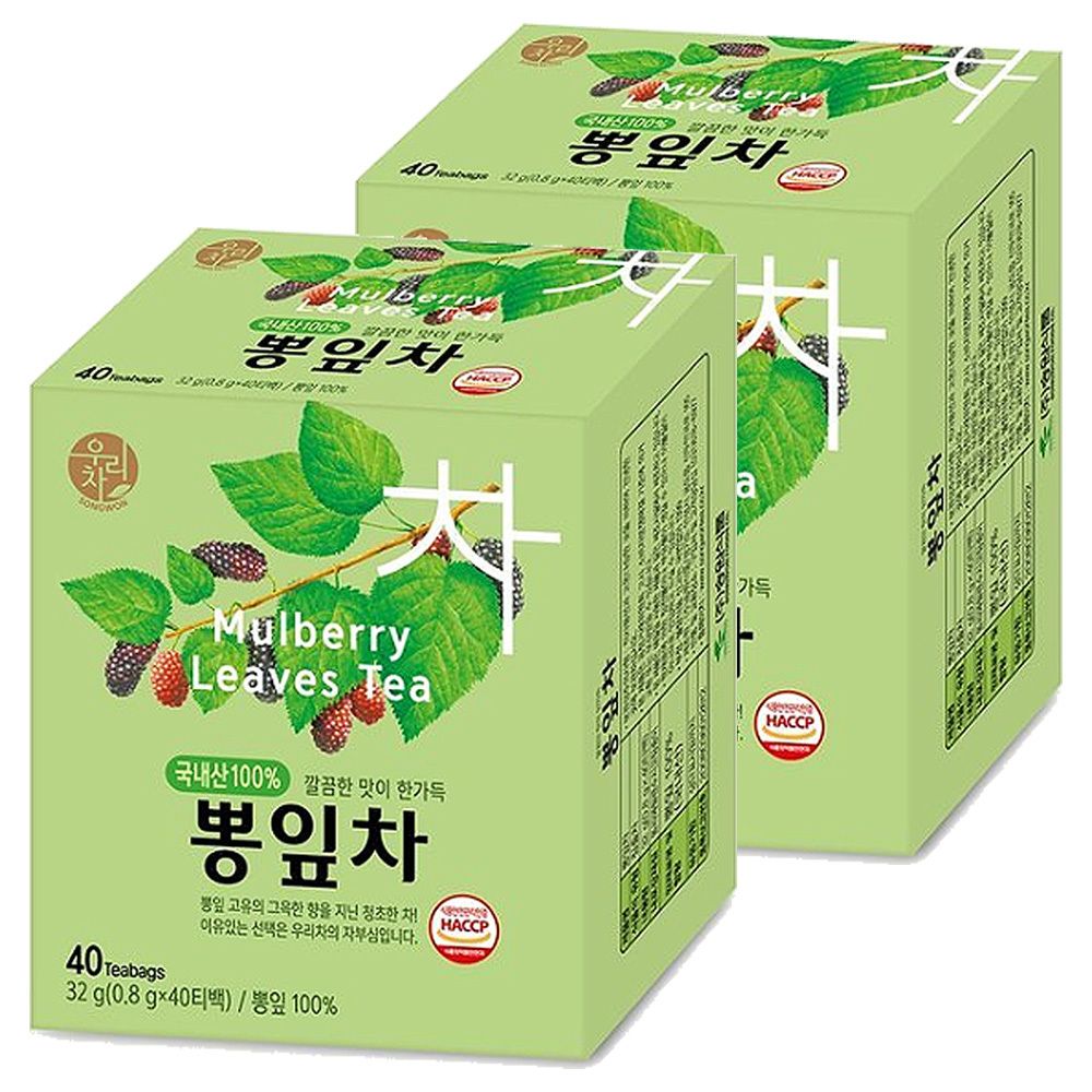 송원 우리차 뽕잎차 80T (40Tx2개)