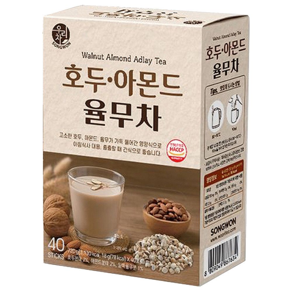 송원 우리차 호두아몬드율무차 40T