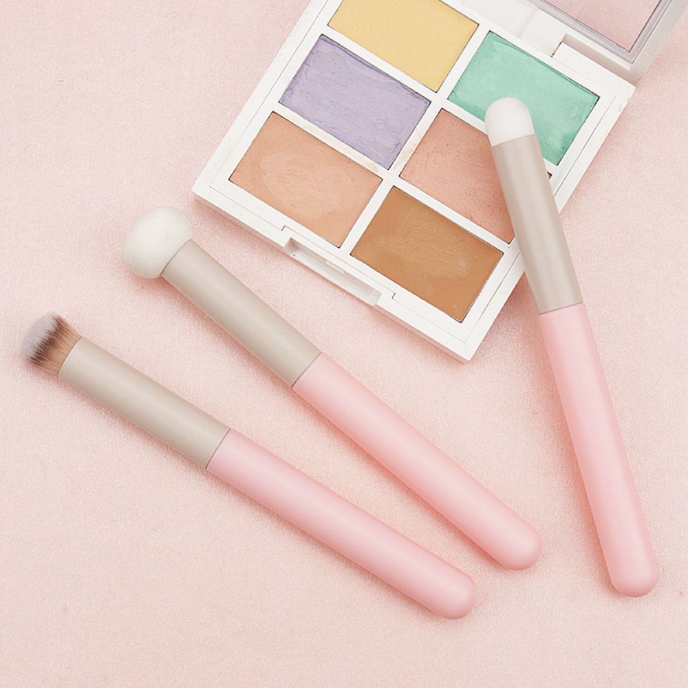 다용도 메이크업 브러쉬 3종 세트