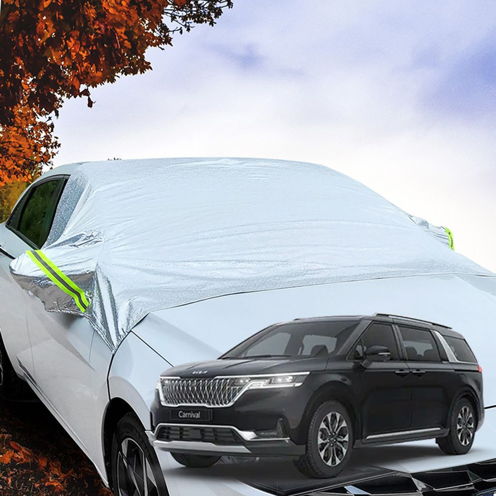 4세대카니발 차량용 미세먼지 사계절 앞유리 커버 다 가리개