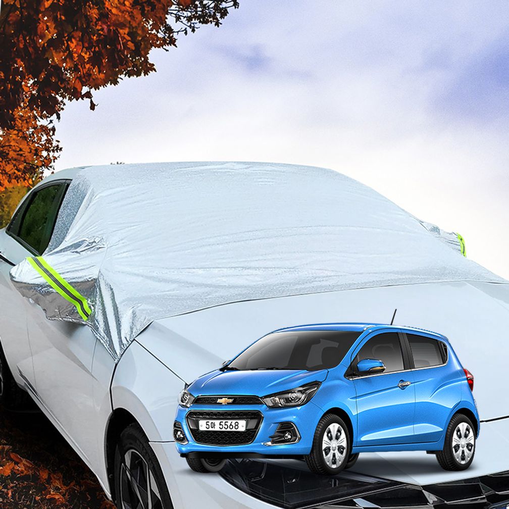 스파크 차량용 미세먼지 사계절 앞유리 커버 다 가리개