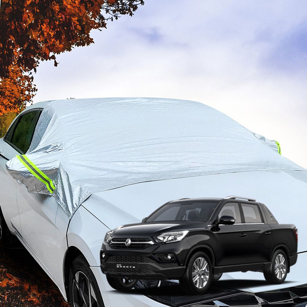 렉스턴스포츠 차량용 미세먼지 사계절 앞유리 커버 다 가리개