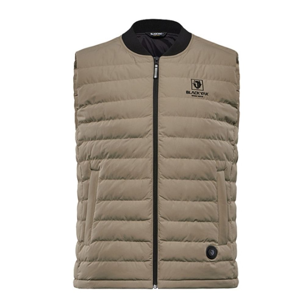 블랙야크 발열 조끼 작업 마트 현장 공사장 베스트 베이지