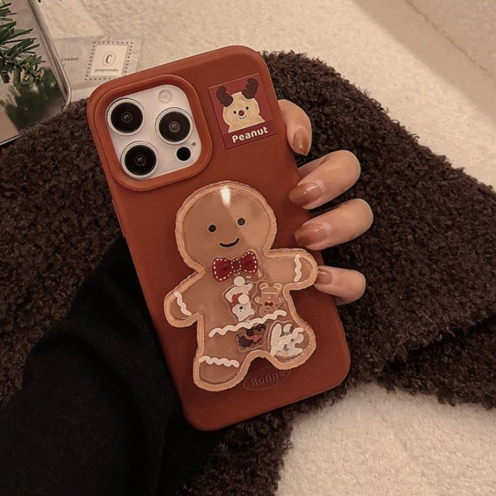 핸드폰보호 범퍼 케이스 쿠키 진저브레드 스마트톡