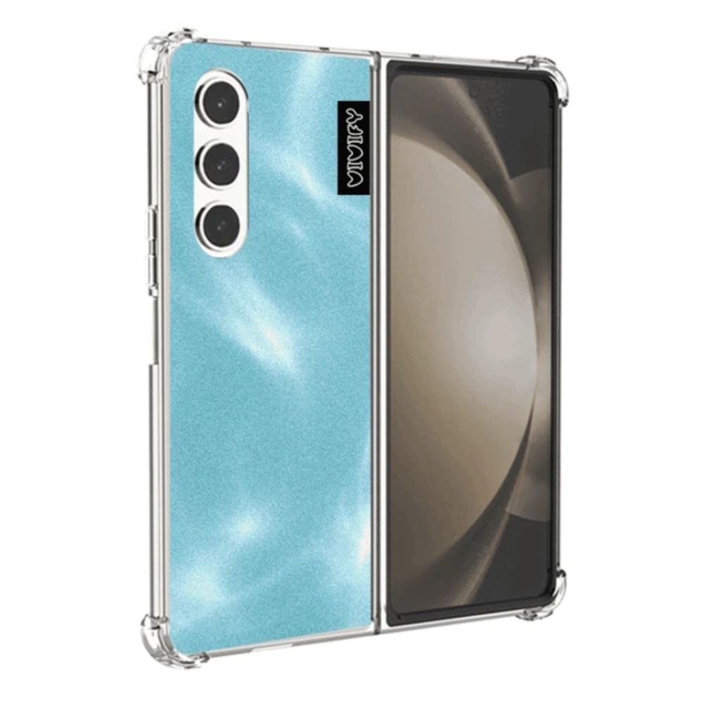 핸드폰 Z폴드 보호 케이스 비비파이 블루 웨이브 노이즈