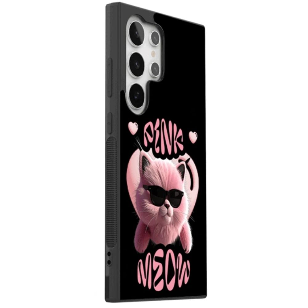 핸드폰보호 아이폰 갤럭시 케이스 핑크 미우 범퍼