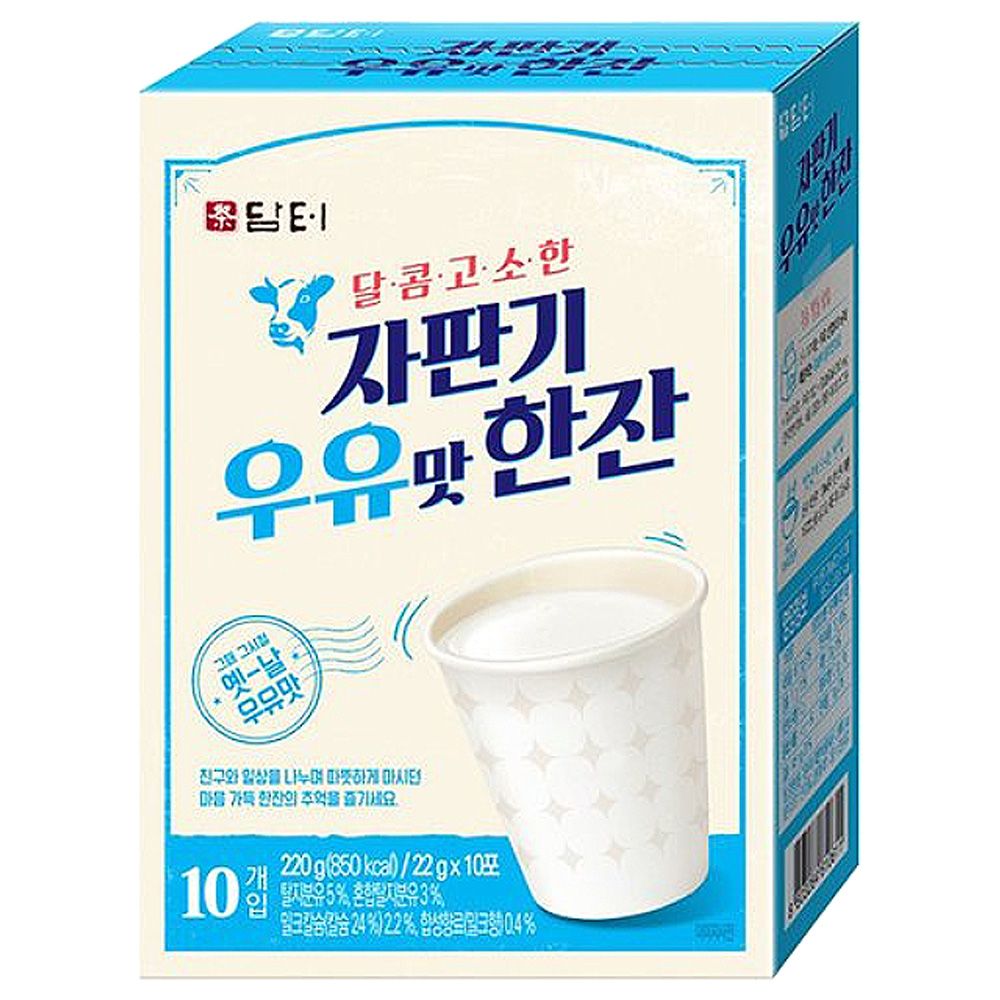 담터 자판기 우유맛 한잔 분말 10T
