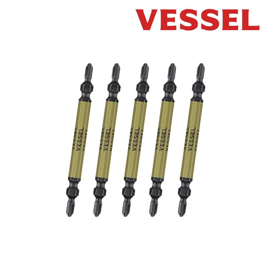 십자비트 육각 양용 자화기 2X82mm 블랙 슬림비트 5PCS