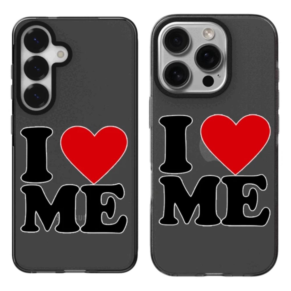 핸드폰 보호 심플깔끔 아이러브미 젤리 범퍼 케이스