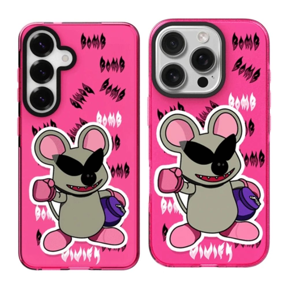 핸드폰 보호 심플깔끔 밤 랫 젤리 범퍼 케이스