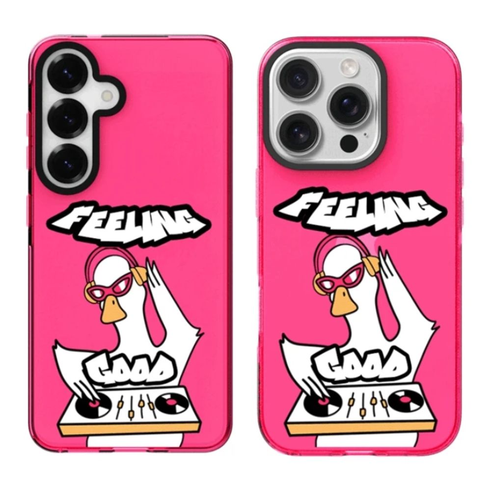 핸드폰 보호 심플깔끔 디제이 덕 젤리 범퍼 케이스