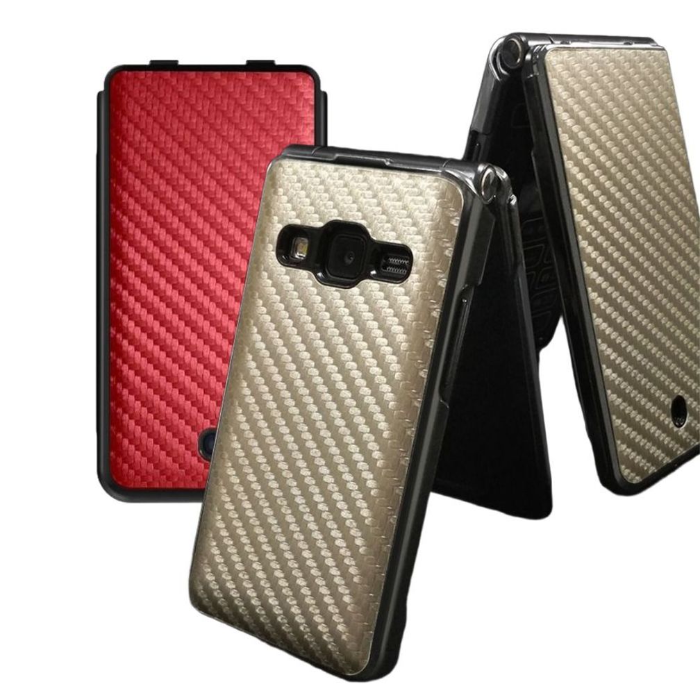 갤럭시폴더2 핸드폰 하드케이스 카본패턴 커버 G160N