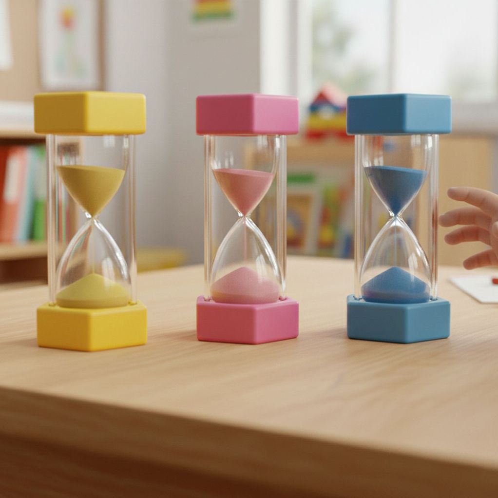 이중구조 안전 10분 모래시계 어린이집 찜질방 명상 타이머 옐로우