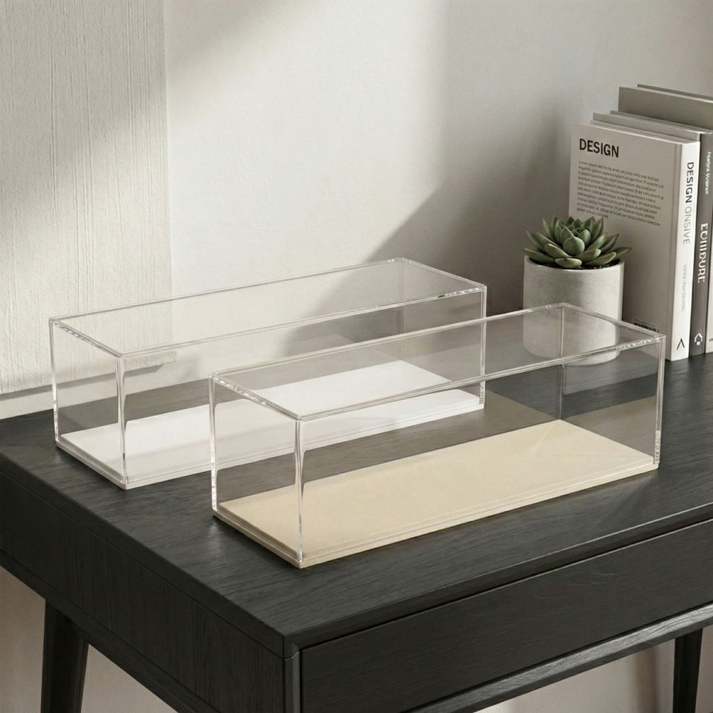 일자형 투명 소품 케이스 카페 북유럽 모던