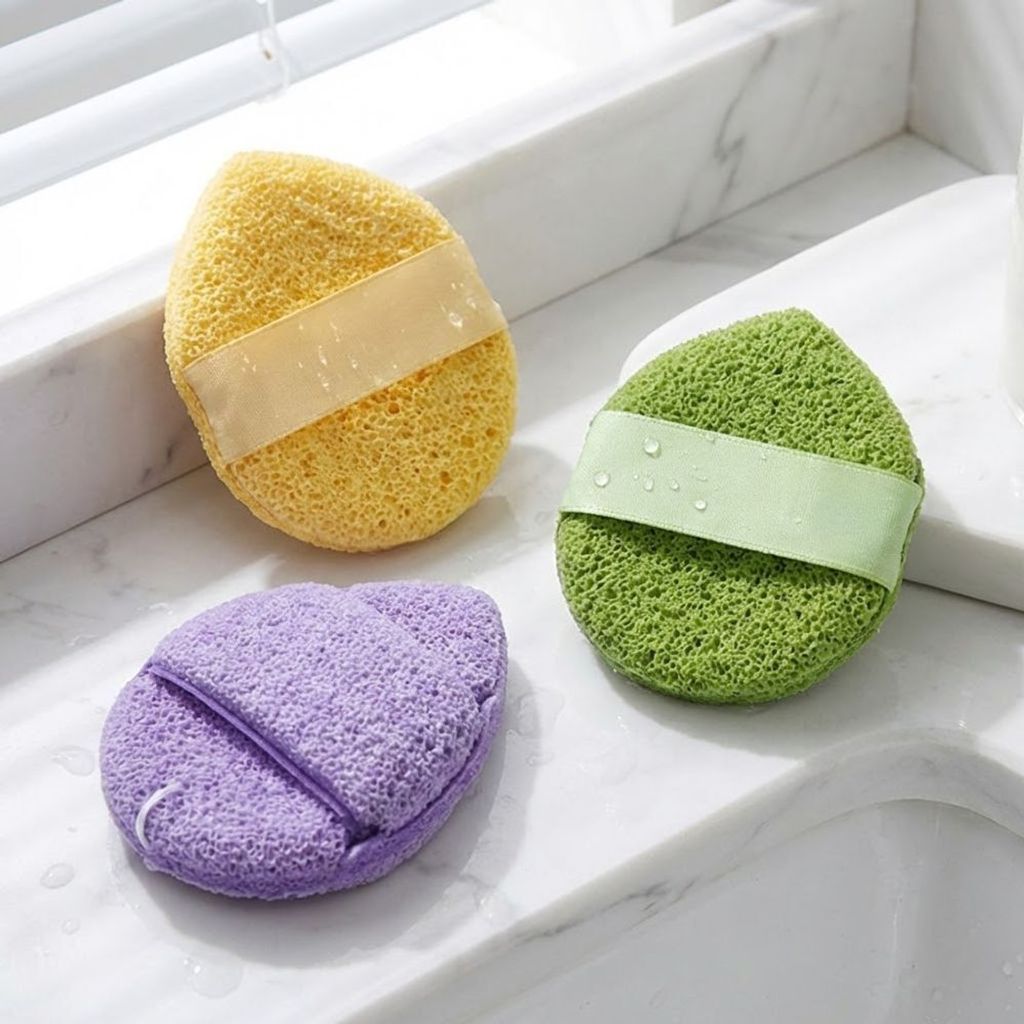 세안해면 3종 세트 얼굴 세안스펀지 클렌징패드 벌집구조 모공 딥클렌징 머드팩제거 각질관리