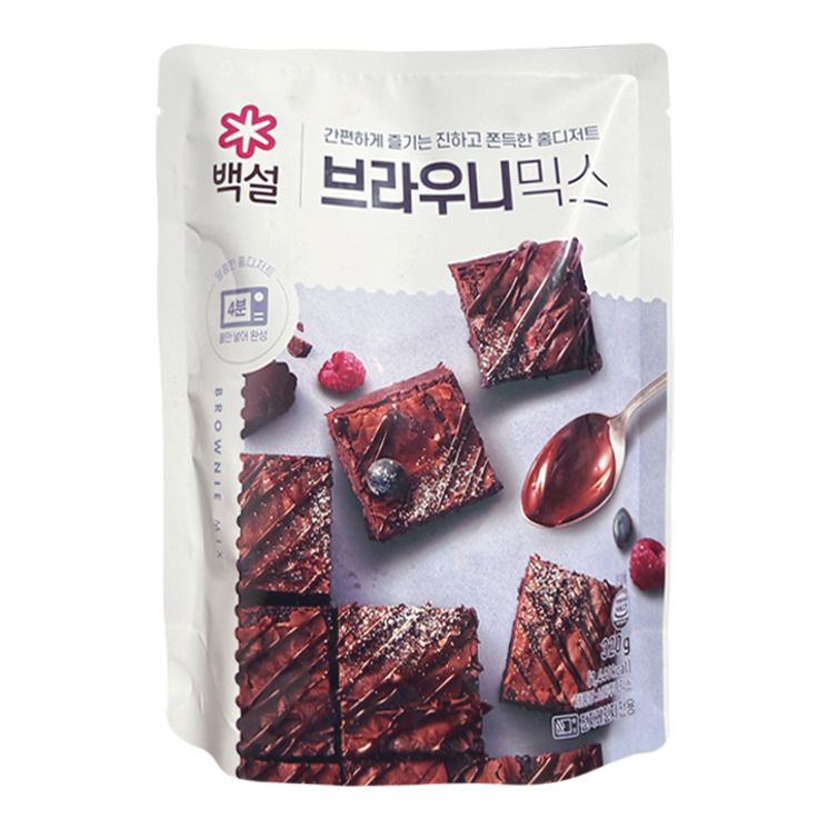 백설 브라우니믹스 320g X 4개