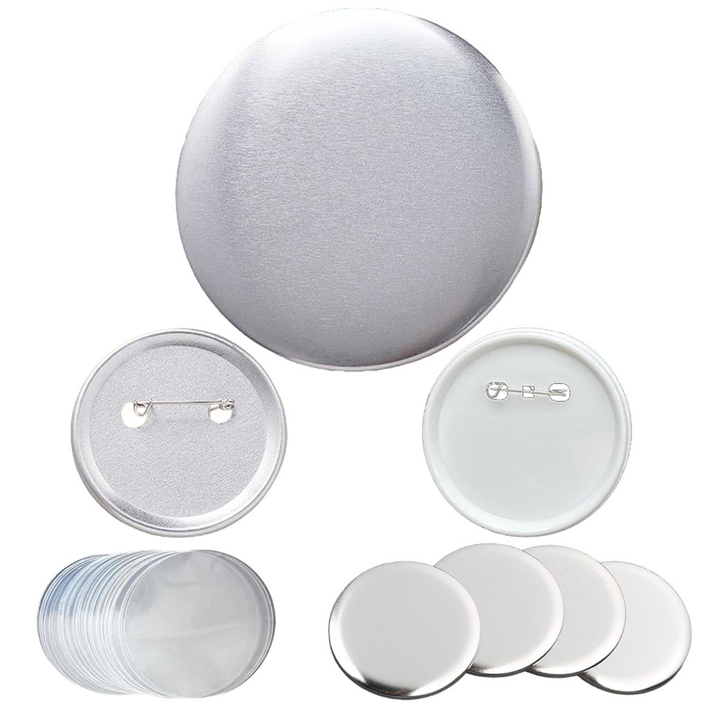 핀버튼 58mm (100개-비닐 필름 포함) 메탈 핀뱃지 캔뱃지 뱃지 만들기 재료