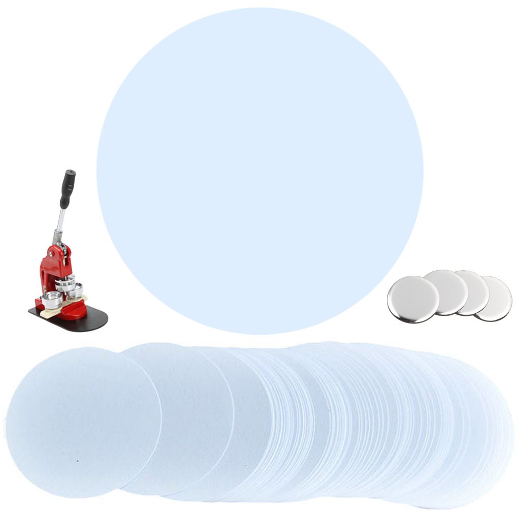 핀버튼 종이 58mm (100장) 커팅지 커버지 원형종이 핀뱃지 캔뱃지 뱃지 만들기 재료