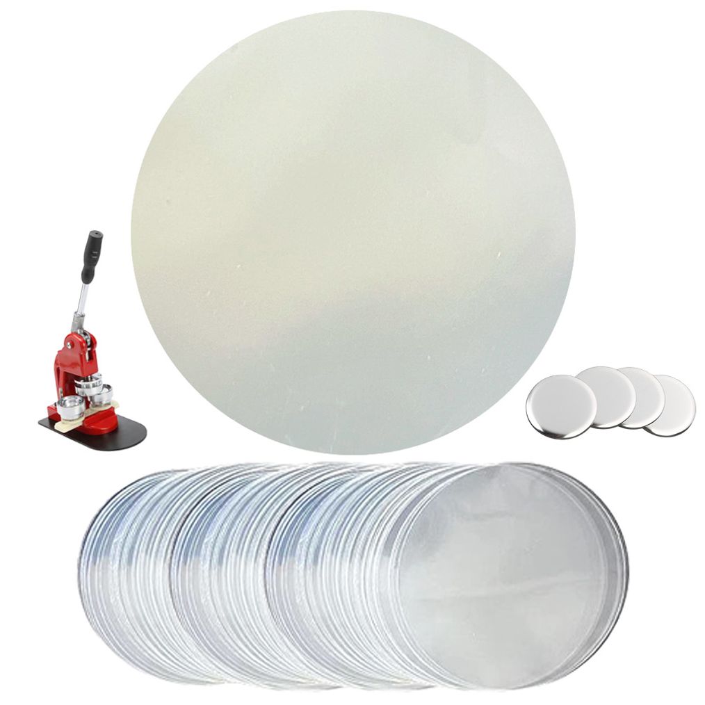 핀버튼 비닐 58mm (100장) 커버 필름 원형 커팅 핀뱃지 캔뱃지 뱃지 만들기 재료