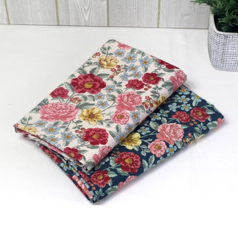 면 원단 꽃 110 x 90 cm