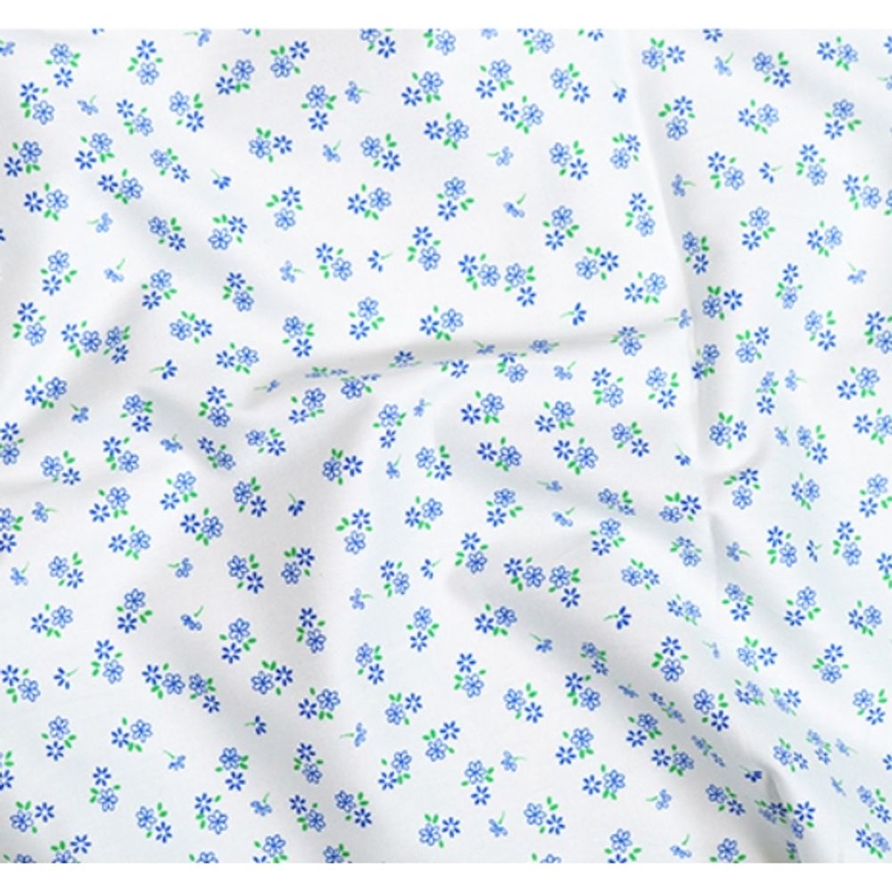 면 원단 플라워 2종 110cm(고정폭) X 90cm