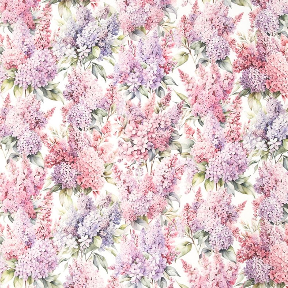 면 원단 수국 140cm(고정폭) X 90cm