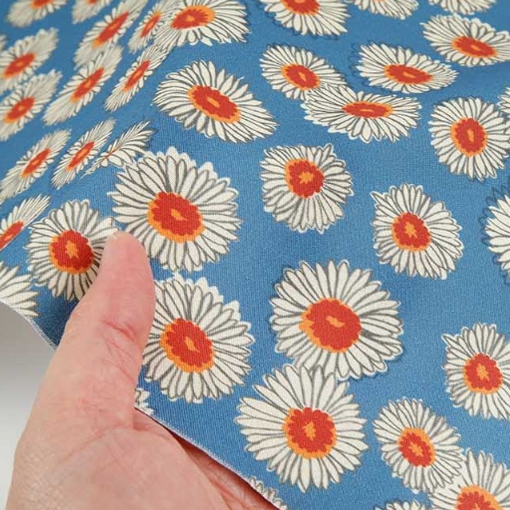 면 원단 원플라워 106cm(고정폭) X 90cm