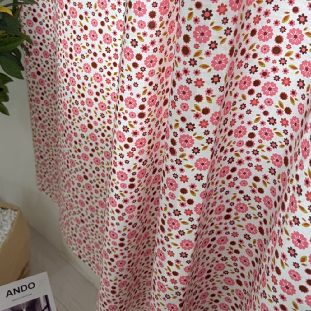 면40수 110cm(고정폭) X 90cm 플라워