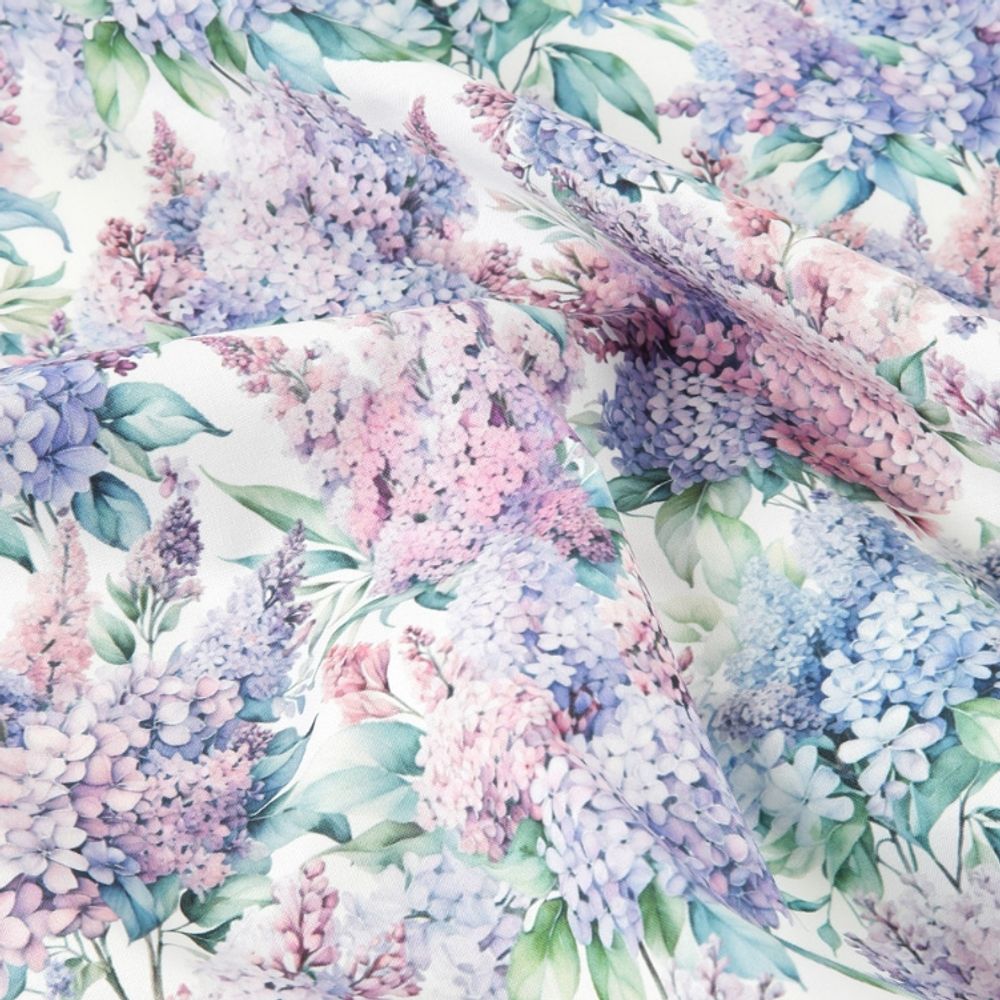 면 원단 수국 106cm(고정폭) X 90cm 2종