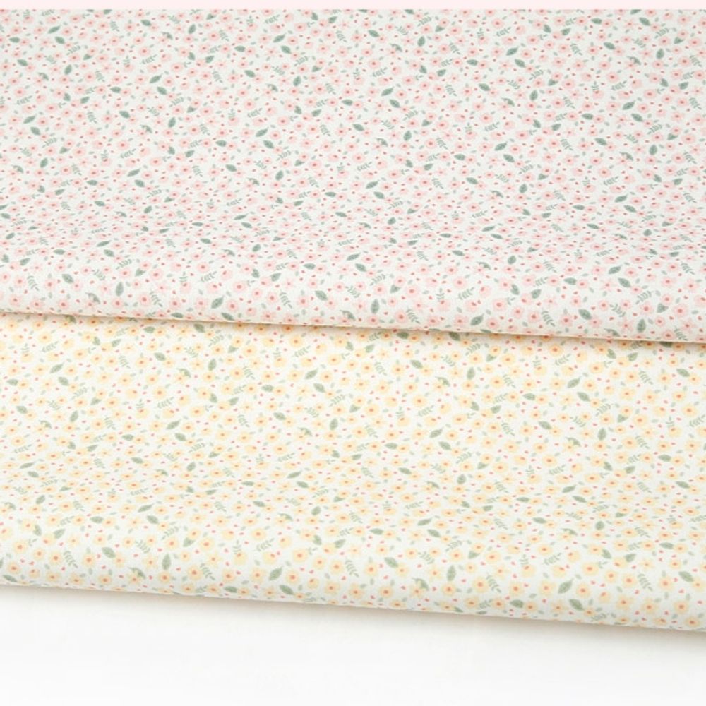 면 원단 안개꽃 106cm(고정폭) X 90cm 2종