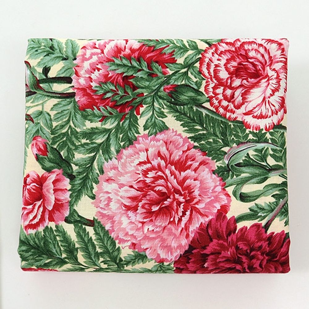 면원단 110cm(고정폭) x 90cm 카네이션